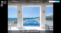 Desktop Screenshot of eliteluxuryhomes.com