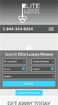 Mobile Screenshot of eliteluxuryhomes.com